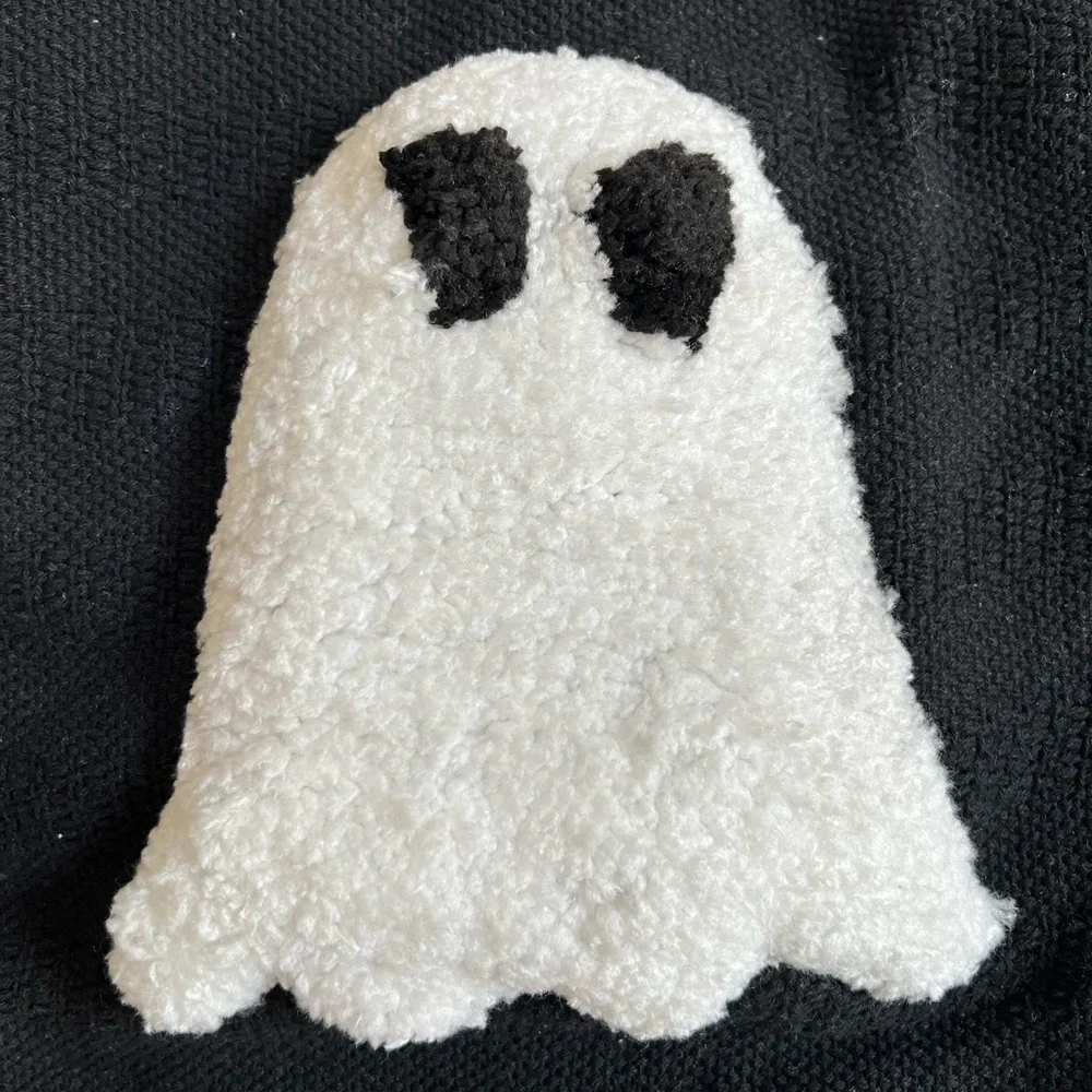 Rachel Zoe GHOST Blanket Throw Tassel Faux Fur 50 x 70 Black White NWT HOST PICK